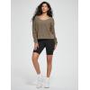 imageODODOS Womens Modal SoftBreezy Wide Scoop Neck Pullover Oversized Long Sleeve SweatshirtsEspresso