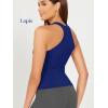 imageODODOS 3Pack Seamless Racerback Crop Tank for Women Ribbed Knit Soft Crop TopsPhloxsea Greenlapis