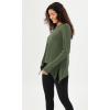 imageODODOS Womens Modal Soft Long Sleeve Tee with Thumb Hole Athletic Gym Workout Tops Yoga ShirtsArmy Greenwashed