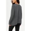 imageODODOS Womens Modal Soft Long Sleeve Tee with Thumb Hole Athletic Gym Workout Tops Yoga ShirtsDark Greywashed