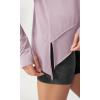 imageODODOS Womens Modal Soft Long Sleeve Tee with Thumb Hole Athletic Gym Workout Tops Yoga ShirtsLavenderwashed