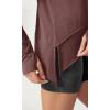 imageODODOS Womens Modal Soft Long Sleeve Tee with Thumb Hole Athletic Gym Workout Tops Yoga ShirtsSangriawashed