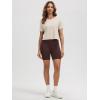 imageODODOS Womens Performance Cropped Tee Ultra Soft Stratum Tech Short Sleeve Relaxed Top Crew Neck TShirtsEcru Heather