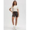imageODODOS Womens Performance Cropped Tee Ultra Soft Stratum Tech Short Sleeve Relaxed Top Crew Neck TShirtsMilkweed Heather