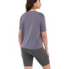 imageODODOS Modal Soft Short Sleeve Shirts for Women Crew Neck Yoga Tee Casual Workout TopsJacaranda