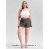 imageODODOS 2Pack UltraSoft Modal Lounge Shorts for Women  Lightweight ampamp Breathable Sleepwear 3quot InseamAbalonecharcoalwashed