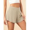 imageODODOS 2Pack UltraSoft Modal Lounge Shorts for Women  Lightweight ampamp Breathable Sleepwear 3quot InseamAbalonecharcoalwashed