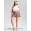 imageODODOS 2Pack UltraSoft Modal Lounge Shorts for Women  Lightweight ampamp Breathable Sleepwear 3quot InseamAbalonedusty Rosewashed