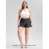 imageODODOS 2Pack UltraSoft Modal Lounge Shorts for Women  Lightweight ampamp Breathable Sleepwear 3quot InseamBeigeblackwashed