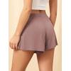 imageODODOS 2Pack UltraSoft Modal Lounge Shorts for Women  Lightweight ampamp Breathable Sleepwear 3quot InseamBlackdusty Rosewashed