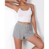 imageODODOS 2Pack UltraSoft Modal Lounge Shorts for Women  Lightweight ampamp Breathable Sleepwear 3quot InseamBlackheather Greywashed