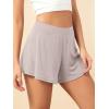 imageODODOS 2Pack UltraSoft Modal Lounge Shorts for Women  Lightweight ampamp Breathable Sleepwear 3quot InseamBlacklight Beige
