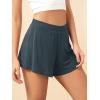 imageODODOS 2Pack UltraSoft Modal Lounge Shorts for Women  Lightweight ampamp Breathable Sleepwear 3quot InseamSage Greendeep Tealwashed