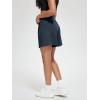 imageODODOS Modal Soft Wide Leg Shorts for Women High Waist Casual Relaxed Shorts with PocketsInseam 4quot 6quotDeep Navy
