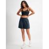 imageODODOS Modal Soft Wide Leg Shorts for Women High Waist Casual Relaxed Shorts with PocketsInseam 4quot 6quotDeep Navy