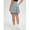 imageODODOS Modal Soft Wide Leg Shorts for Women High Waist Casual Relaxed Shorts with PocketsInseam 4quot 6quotSlate Grey