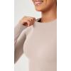 imageODODOS Thin Soft Long Sleeve Tee for Women Crew Neck Tops Lightweight Slim Fit TShirtsStone