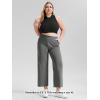 imageODODOS Womens Modal Soft Wide Leg Pants with Pockets Adjustable Shockcord High Waist Casual Lounge Pants272931quot InseamCharcoal Grey