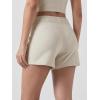 imageODODOS Womens RelaxedFit Shorts Ultra Soft Stratum Tech Mid Rise Shorts with Pocket 35quot InseamMoisture Wicking UPF 50Milkweed Heather
