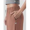 imageODODOS Womens Straight Leg Pants Ultra Soft Stratum Tech Relaxed Casual Pajama Lounge Pants with Pockets29 InseamTamarind Heather