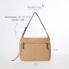 imageODODOS 20L Crossbody Tote Bag Large Capacity Lightweight Hobo Shoulder Sling Bags for Gym Shopping Beach TravelTaupe