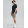 imageODODOS Mens Performance TShirt  Stratum Tech Tee Ultra Soft Moisture Wicking UPF 50 Fitness Shirts  The Ascent SeriesBlack Heather