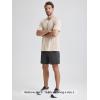 imageODODOS Mens Performance TShirt  Stratum Tech Tee Ultra Soft Moisture Wicking UPF 50 Fitness Shirts  The Ascent SeriesEcru Heather