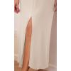 imageODODOS Modal Soft Front Split Midi Dress for Women V Neck Sleeveless Casual Summer Tank DressSmokey Taupe