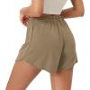 imageODODOS Modal Soft Lounge Shorts for Women Drawstring High Waist Casual Sleepwear Lightweight Cozy Pajama BottomLight Brown Washed