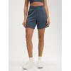 imageODODOS Modal Soft Relaxed Shorts for Women Adjustable Shockcord High Waist Casual Shorts with Pockets  4quot  6quot InseamNavy