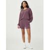 imageODODOS Modal Soft Relaxed Shorts for Women Adjustable Shockcord High Waist Casual Shorts with Pockets  4quot  6quot InseamTulipwood