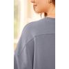 imageODODOS Modal Soft Short Sleeve TShirts for Women Oversized Crew Neck Tee Relaxed Pullover TopsPurple Gray