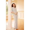 imageODODOS Modal Soft Short Sleeve TShirts for Women Oversized Crew Neck Tee Relaxed Pullover TopsSmokey Taupe