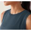 imageODODOS Modal Soft Sleeveless Crop Top for Women Athletic Tee Gym Workout Cropped Yoga TankDeep Tealwashed Long