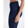 imageODODOS Womens High Waisted Yoga Capris with Pockets Tummy Control Non See Through Workout Athletic Running Capri LeggingsTie Dye Blue Navy