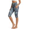 imageODODOS Womens High Waisted Yoga Capris with Pockets Tummy Control Non See Through Workout Athletic Running Capri LeggingsScratch Marks