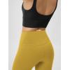 imageODODOS Cloud Feeling Crossover Yoga Shorts with Back Pocket for Women 6quot  8quot V High Wasit Lounge Biker ShortsMango Mint