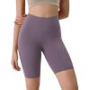 imageODODOS Tummy Control Compression Shorts for Women 4quot  6quot  8quot  10quot High Waist Workout Biker Shorts with Inner PocketAsh Violet