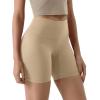 imageODODOS Tummy Control Compression Shorts for Women 4quot  6quot  8quot  10quot High Waist Workout Biker Shorts with Inner PocketBeige