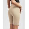 imageODODOS Tummy Control Compression Shorts for Women 4quot  6quot  8quot  10quot High Waist Workout Biker Shorts with Inner PocketBeige