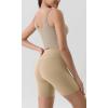 imageODODOS Tummy Control Compression Shorts for Women 4quot  6quot  8quot  10quot High Waist Workout Biker Shorts with Inner PocketBeige
