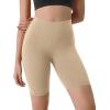 imageODODOS Tummy Control Compression Shorts for Women 4quot  6quot  8quot  10quot High Waist Workout Biker Shorts with Inner PocketBeige