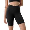 imageODODOS Tummy Control Compression Shorts for Women 4quot  6quot  8quot  10quot High Waist Workout Biker Shorts with Inner PocketBlack