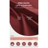 imageODODOS Tummy Control Compression Shorts for Women 4quot  6quot  8quot  10quot High Waist Workout Biker Shorts with Inner PocketBrick Red