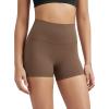 imageODODOS Tummy Control Compression Shorts for Women 4quot  6quot  8quot  10quot High Waist Workout Biker Shorts with Inner PocketBrunette