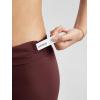 imageODODOS Tummy Control Compression Shorts for Women 4quot  6quot  8quot  10quot High Waist Workout Biker Shorts with Inner PocketBurgundy