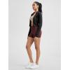 imageODODOS Tummy Control Compression Shorts for Women 4quot  6quot  8quot  10quot High Waist Workout Biker Shorts with Inner PocketBurgundy