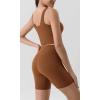 imageODODOS Tummy Control Compression Shorts for Women 4quot  6quot  8quot  10quot High Waist Workout Biker Shorts with Inner PocketCaramel