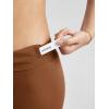 imageODODOS Tummy Control Compression Shorts for Women 4quot  6quot  8quot  10quot High Waist Workout Biker Shorts with Inner PocketCaramel