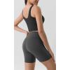 imageODODOS Tummy Control Compression Shorts for Women 4quot  6quot  8quot  10quot High Waist Workout Biker Shorts with Inner PocketCharcoal